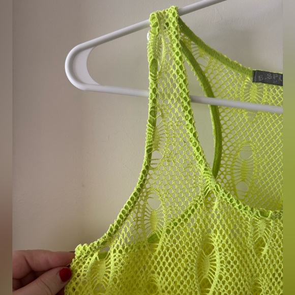 Banana Split Crochet Racerback Coverup - Picture 2 of 6